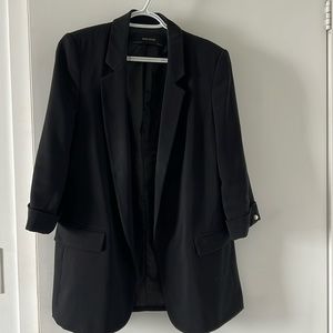 Zara blazer with rolled up sleeves
